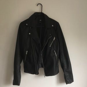 Men’s Faux Leathee Motorcycle Jacket